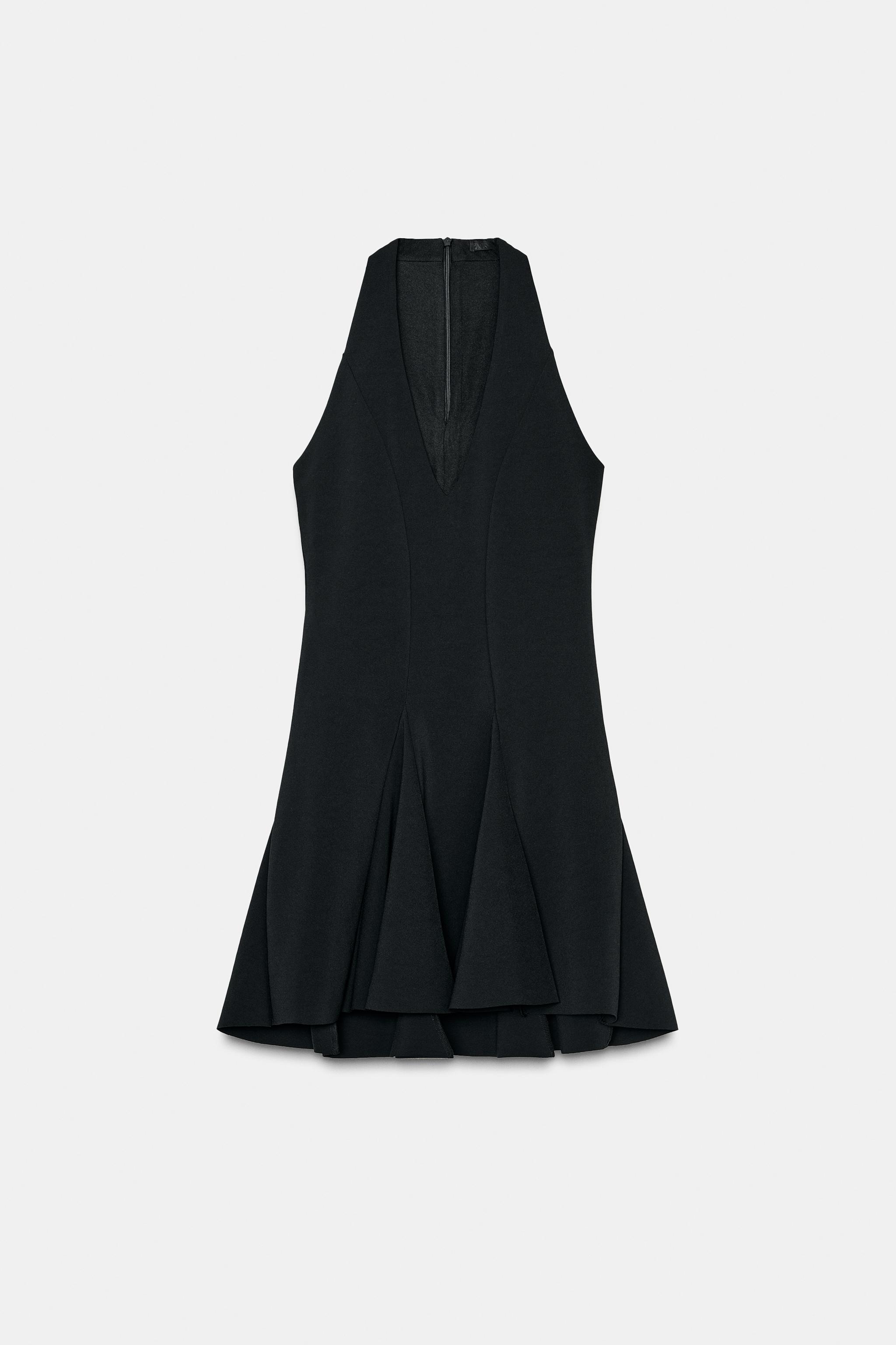 ROBE COURTE À GODETS